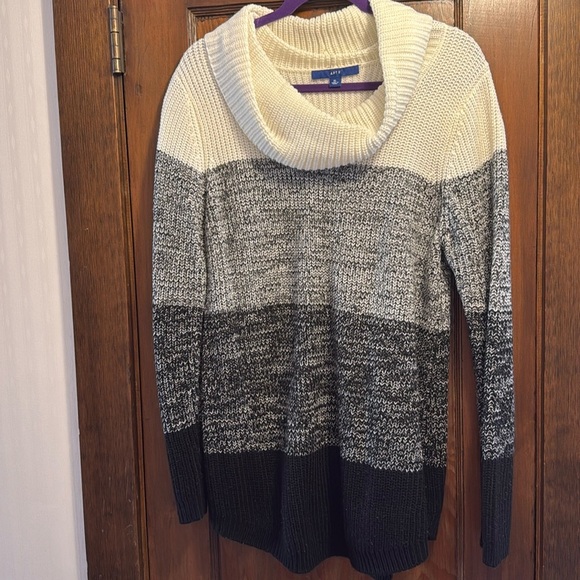 Apt. 9 Multi Colored Cowl Neck Sweater - Picture 1 of 12